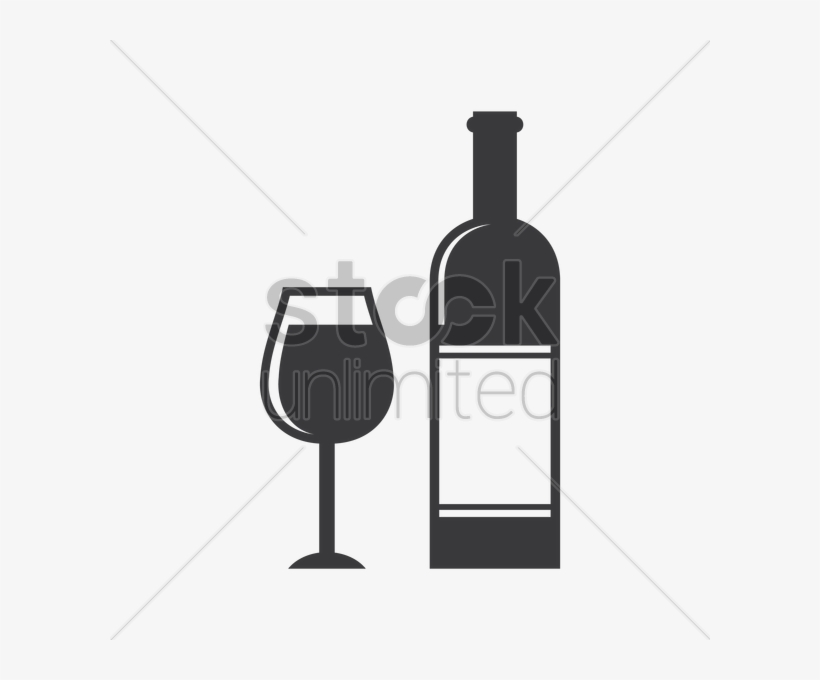 Wine Bottle And Glass Clipart Wine Glass Red Wine Wine - Wine Bottle And Glass Clipart, transparent png #3252977