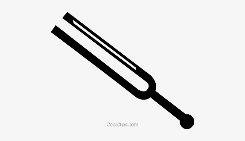 Tuning Fork Royalty Free Vector Clip Art Illustration - Tuning Forks Clip Art, transparent png #3253178