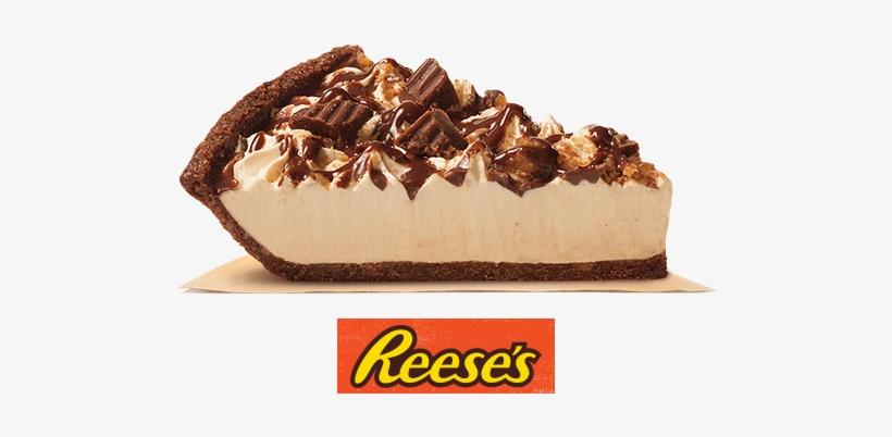Reese's® Peanut Butter Cup Pie Is A Creamy Pie Filling - Burger King Menu Pie, transparent png #3253179