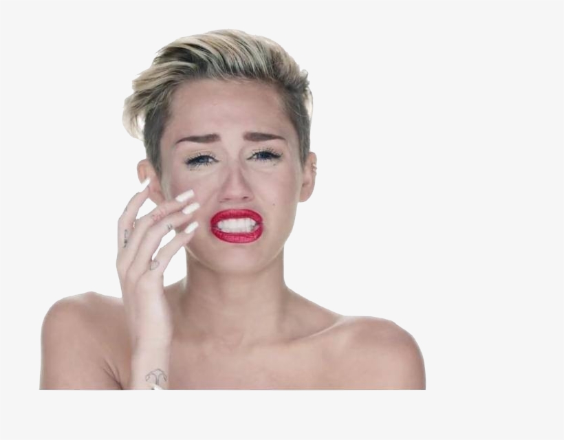 World Of Png - Miley Cyrus Wrecking Ball Face, transparent png #3253507