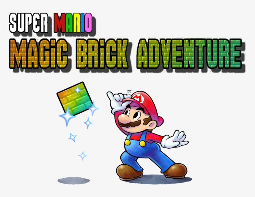 Super Mario Magic Brick Adventure - Mario & Luigi Paper Jam Bros. (nintendo 3ds), transparent png #3253770