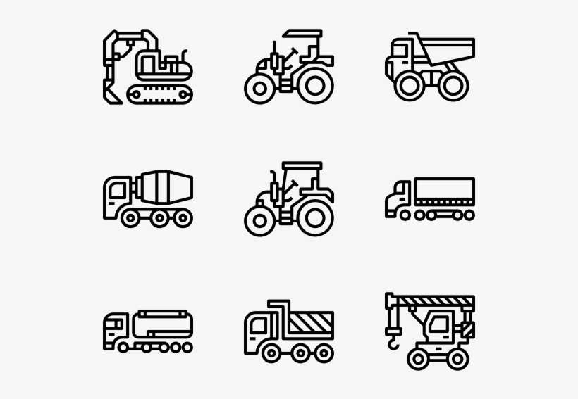 Construction Car - Vector Graphics, transparent png #3253984