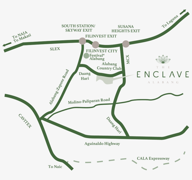 Map-5 - - The Enclave Alabang, transparent png #3254200