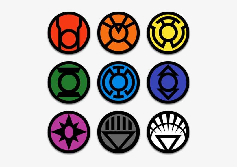Lantern Corps - Lantern Corps Symbols, transparent png #3254686