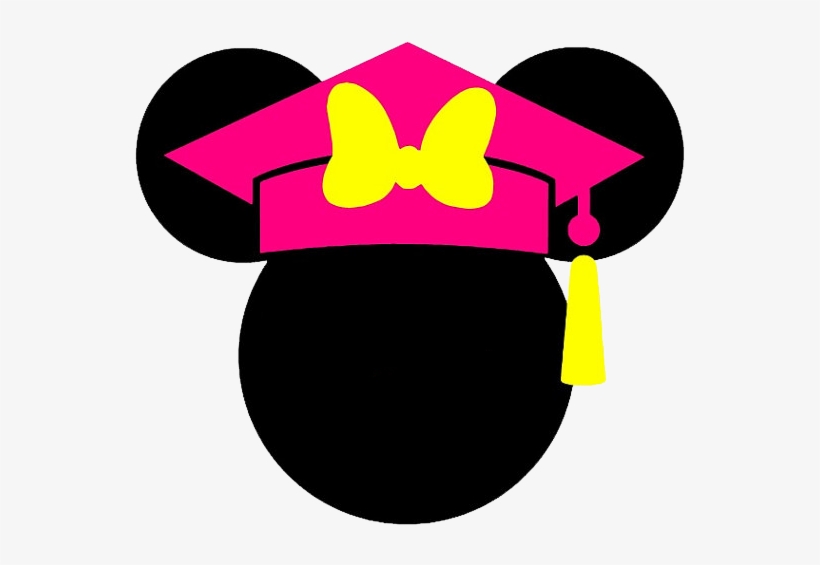 Minnie Mouse Heads Clipart - Disney Graduation Clip Art, transparent png #3254765