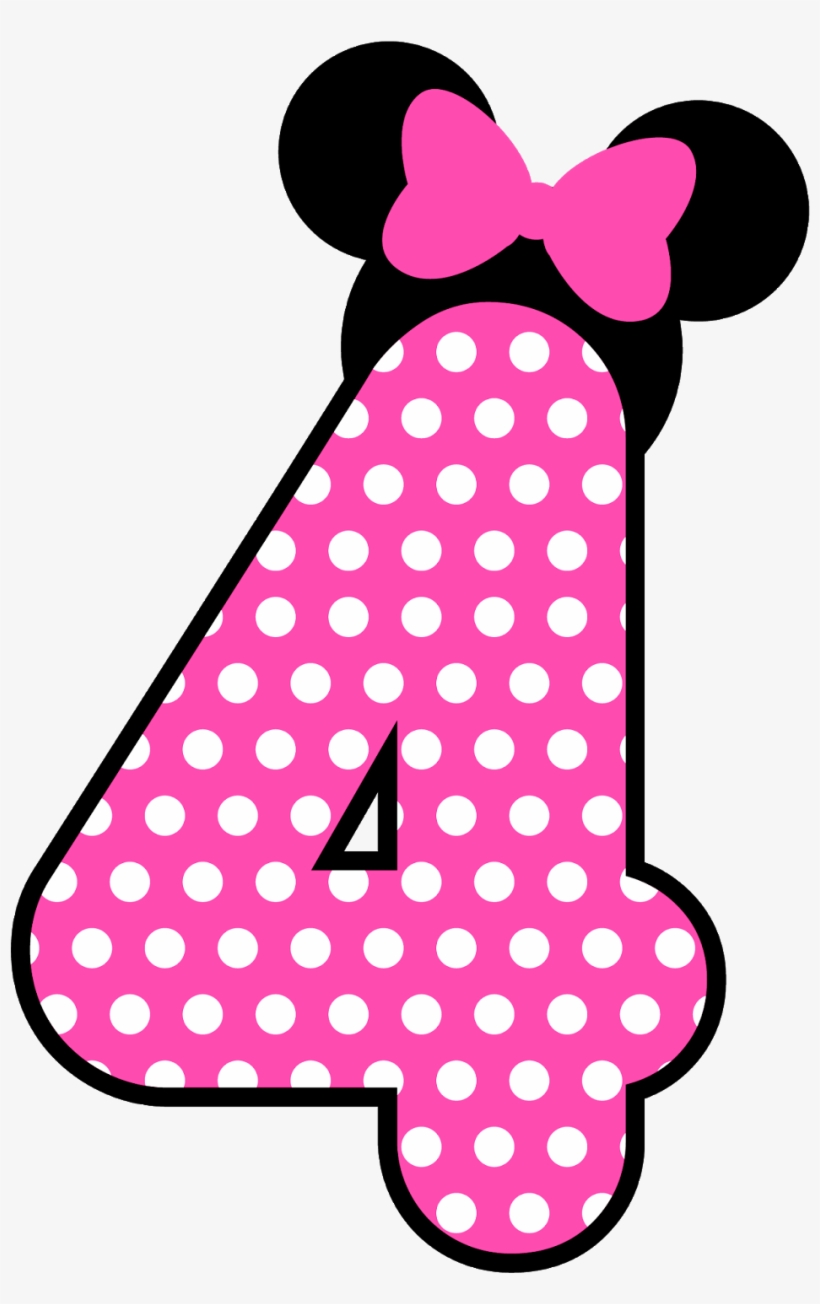 Pink Number G Minnie Mickey Mouse - Numero 3 De Minnie Mouse, transparent png #3254863