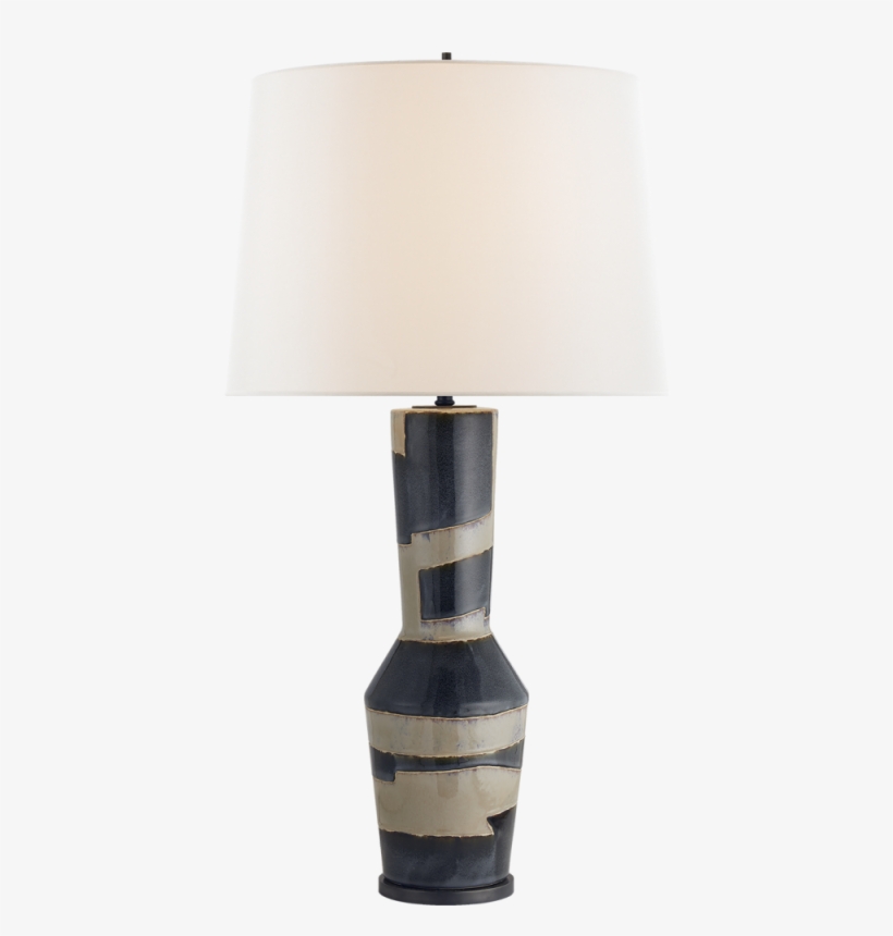 Alta Table Lamp In Sand And Wide Black Stripe Wi - Kelly Wearstler Alta Table Lamp, transparent png #3255099