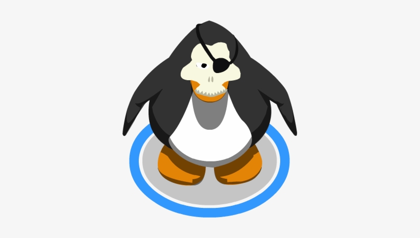 Skull Mask In-game - Club Penguin Penguin Png, transparent png #3255557