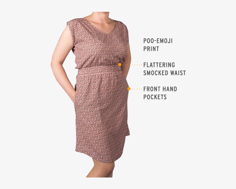 Vital Statistics - Emoji Dress Poo, transparent png #3256002