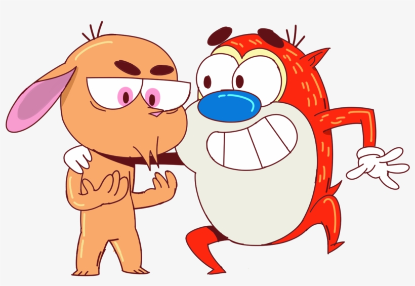Facial Expression Nose Mammal Cartoon Vertebrate Head - Calarts Ren And Stimpy, transparent png #3256216