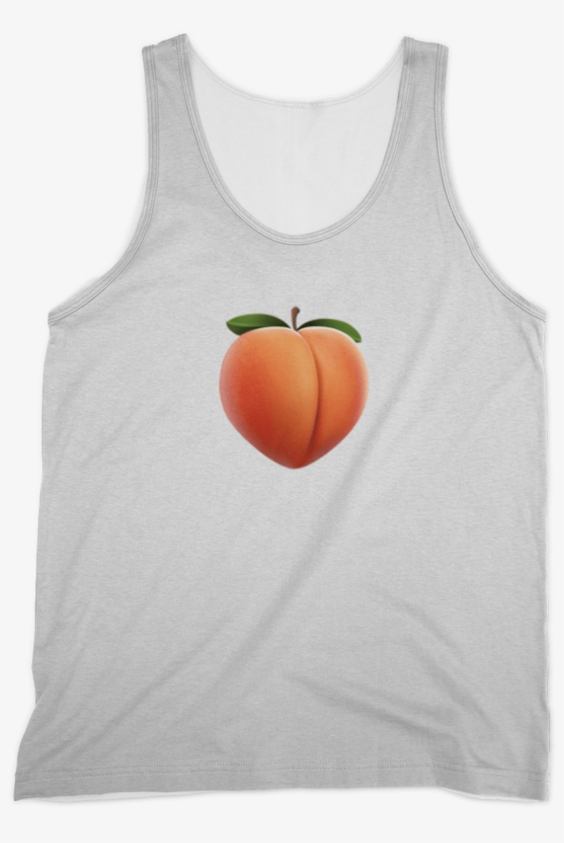 Bottom Basics Peach Emoji Bottom Tank Top - Clothing, transparent png #3256261