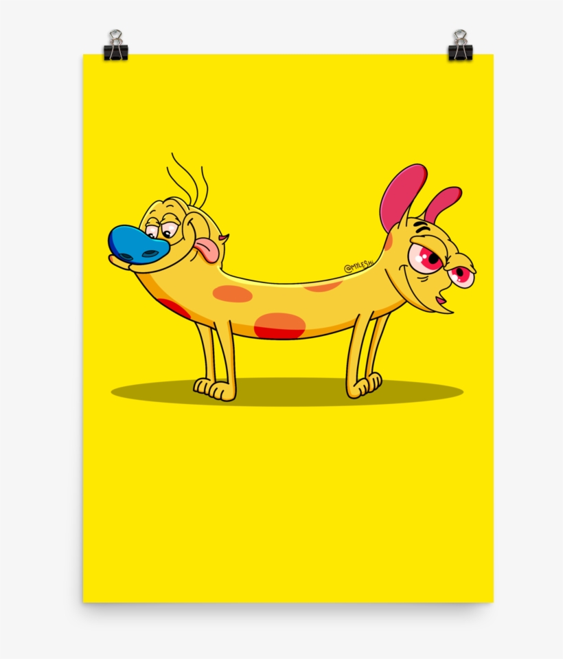 'ren Stimpy' Poster - Poster, transparent png #3256287