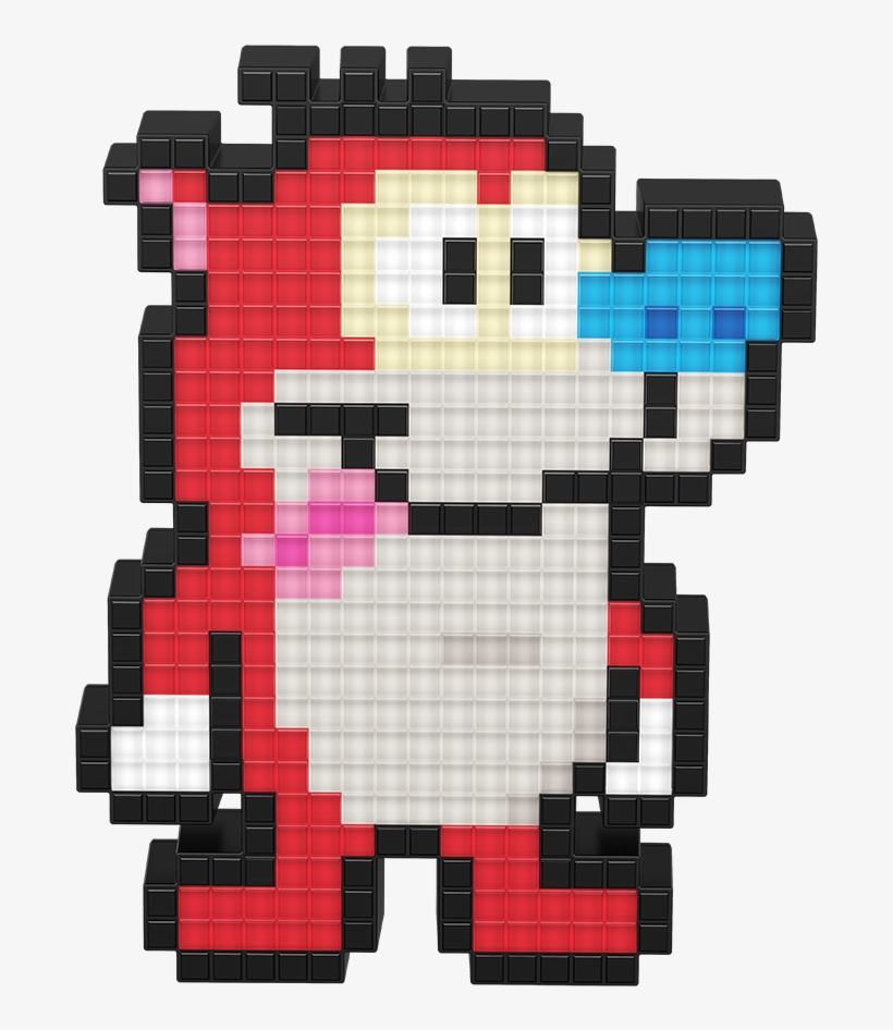 Nickelodeon - Stimpy - - Pixel Pals - Ren And Stimpy - Stimpy, transparent png #3256290