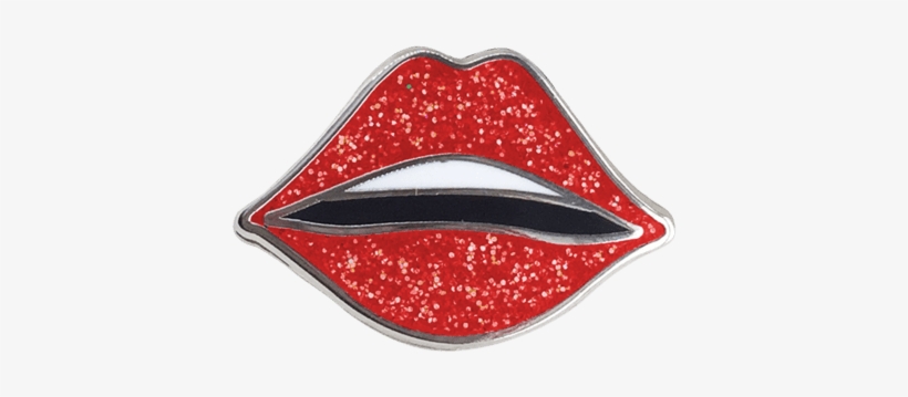 Lips Emoji Pin Pins - Lipstick, transparent png #3256363