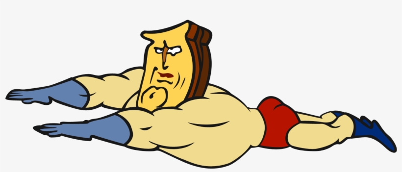 The Ren And Stimpy Show Character - Powdered Toast Man Transparent, transparent png #3256428