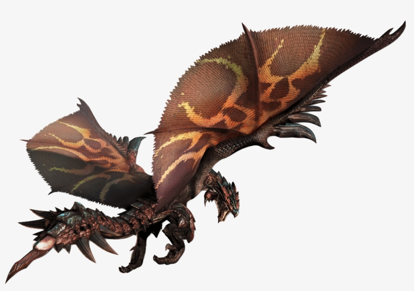 Black Flame King Rathalos - Dreadking Rathalos, transparent png #3256492