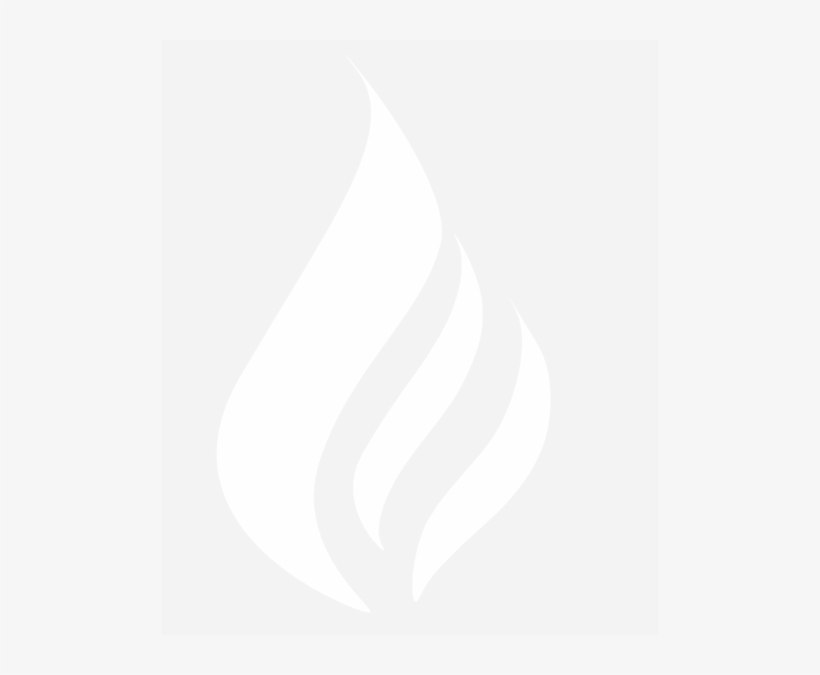 Black And White Flame Logo, transparent png #3256540
