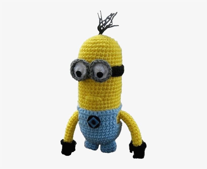 Crochet Despicable Minion - Minion Despicable Me, transparent png #3256966