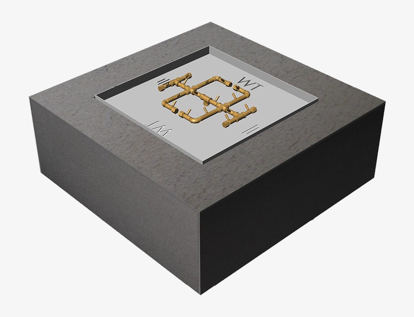 Ready To Finish Warming Trends Diy Fire Pit Kit 48 - Warming Trends Fs4848ng Ready-to-finish Square Fire, transparent png #3257157