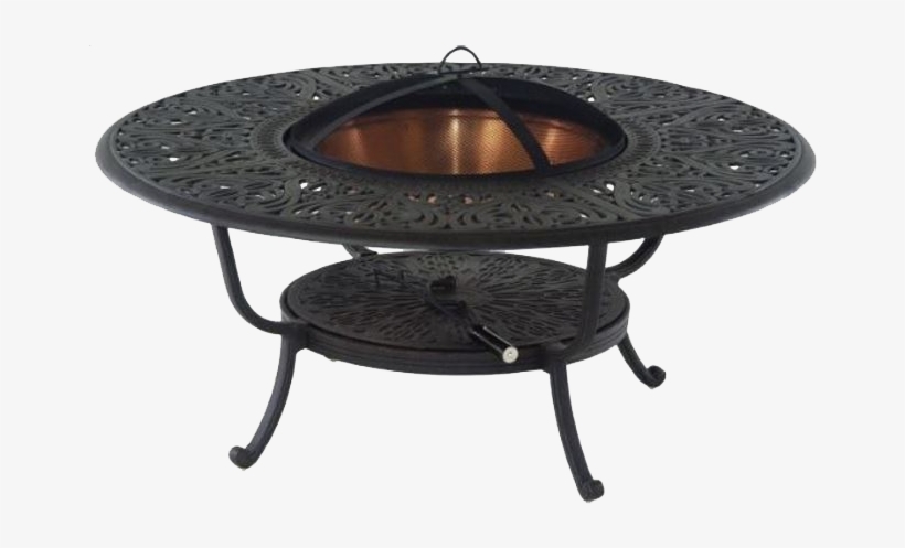 Gensun Regal Outdoor 54" Round Top Gas Fire Pit W/paradise - Tuscany 48" Round Fire Pit Table, transparent png #3257217
