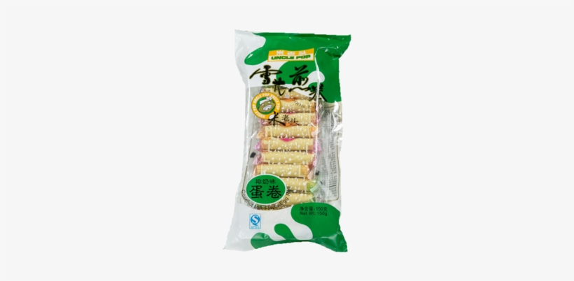 150g Uncle Pop Leisure Snack ,coconut Flavour Snow - Snow Egg Roll (coconut) ( ) - Uncle Pop, transparent png #3258201