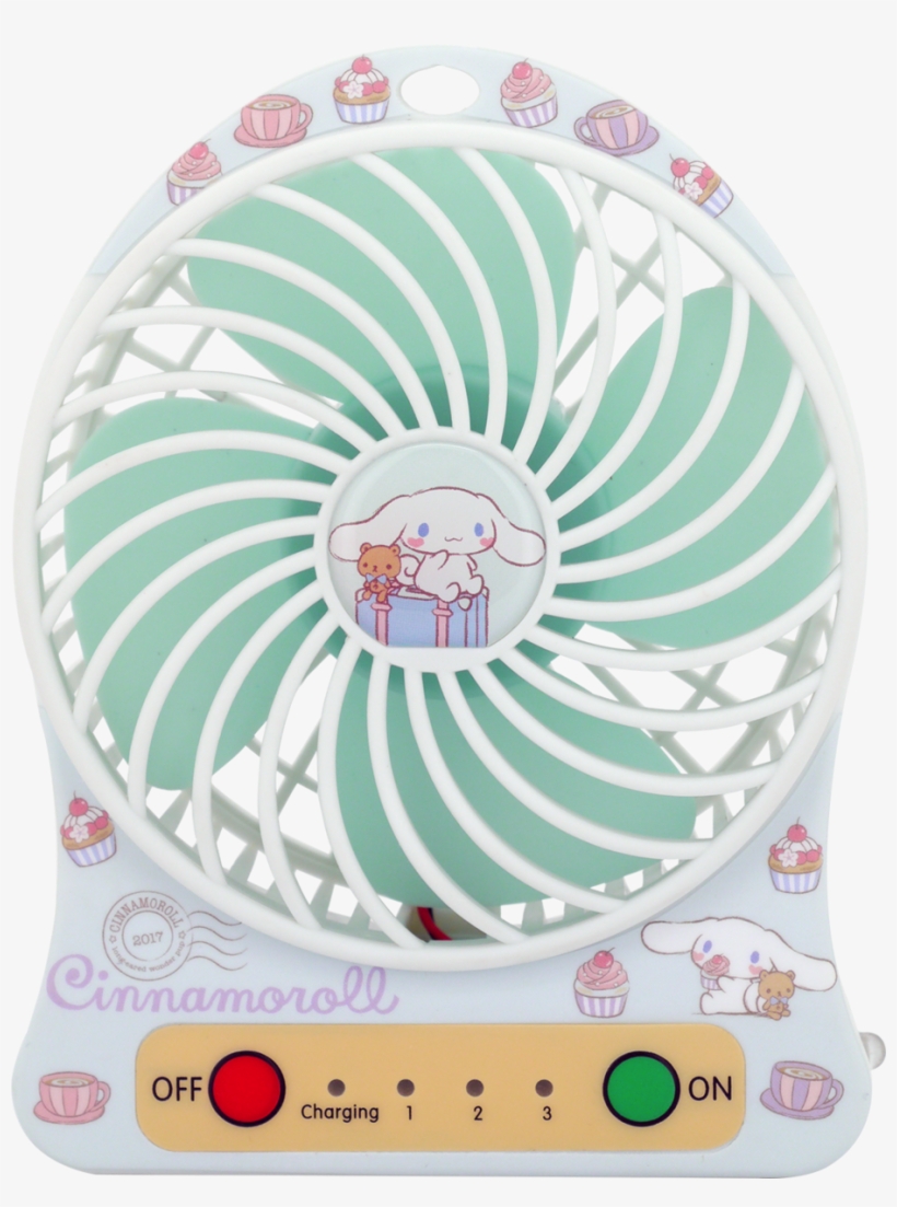 Cinnamoroll Portable Fan - Sanrio, transparent png #3258737