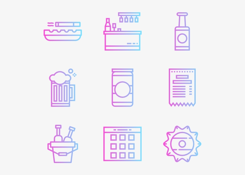 Bar - Icon, transparent png #3258886