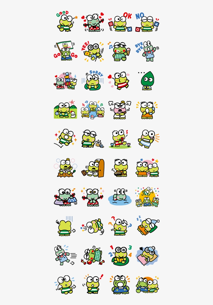 Kerokerokeroppi Line, transparent png #3259422