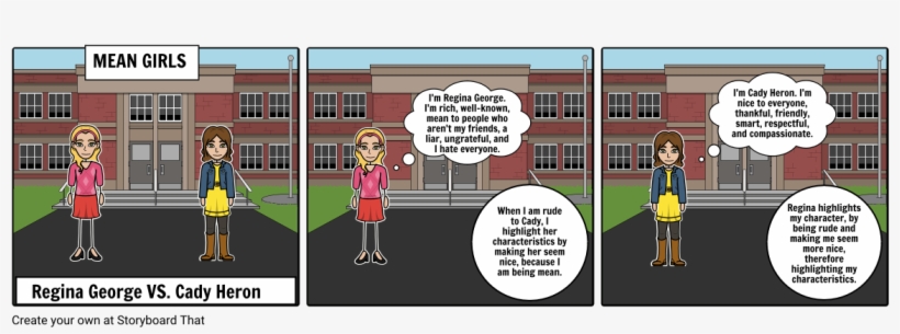 Foil Mean Girls - Charateristics Of Regina George, transparent png #3259451