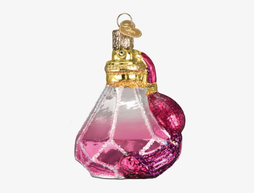 Perfume Bottle Ornament - Old World Christmas Pacific Blue Tang Tropical Fish, transparent png #3259520