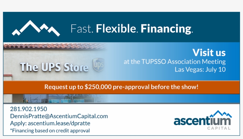 The Ups Store Franchisees, I Will Be Attending @ The - Ascentium Capital, transparent png #3259629