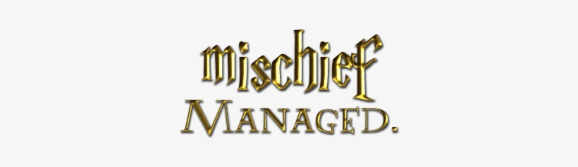 Previous Etsy Fangirl Posts - Mischief Managed Png Transparent, transparent png #3259753