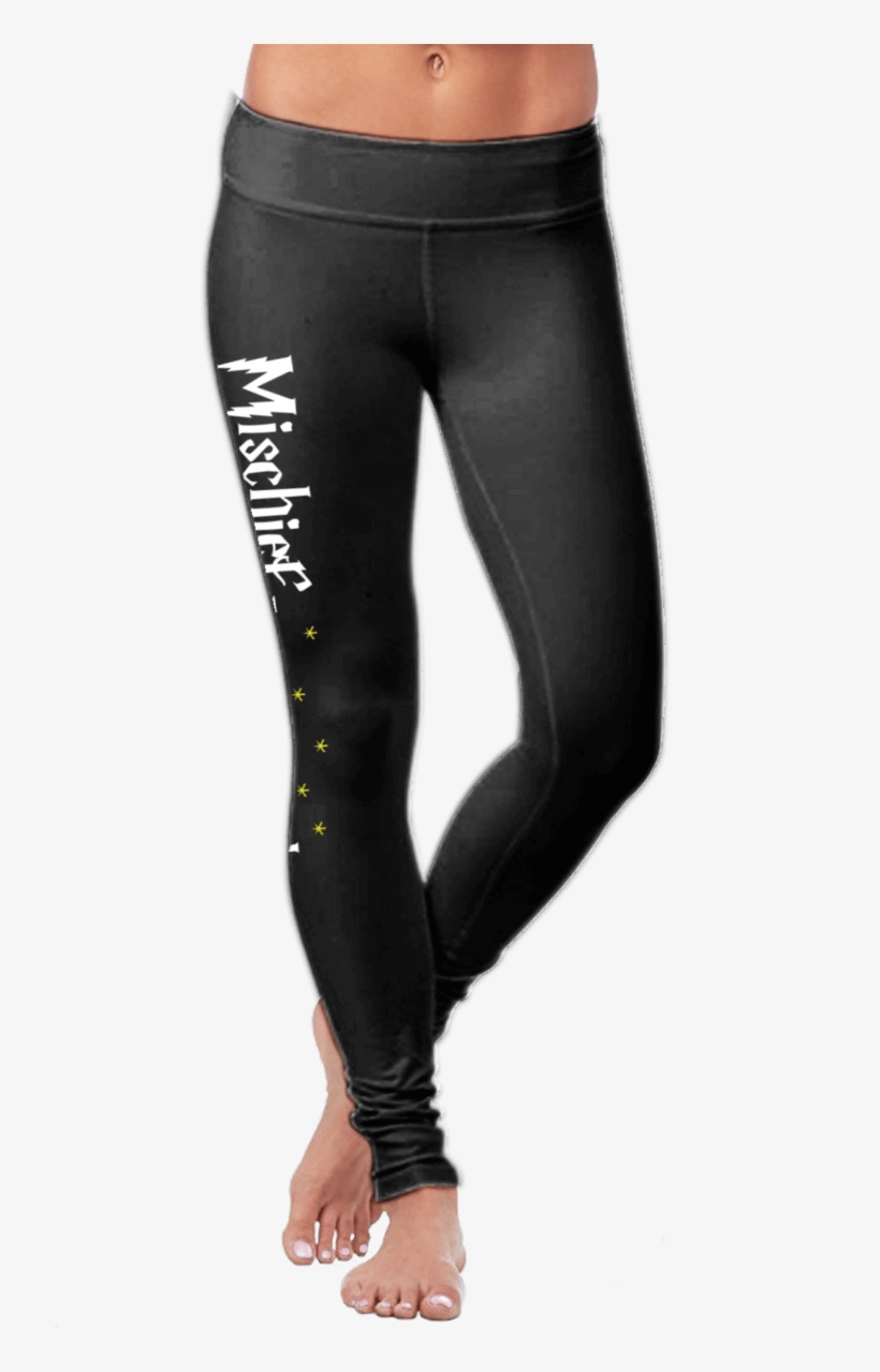 Mischief Managed Harry Potter Inspired Leggings - Run Like You Re Late For Platform 9 3 4 Leggings, transparent png #3259991