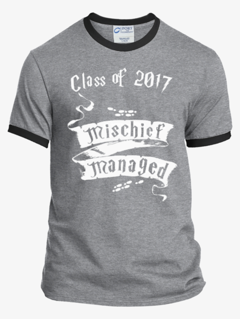 Mischief Managed Class Of 2017 Ringer Tee - Harry Potter Mom Shirt, transparent png #3260010