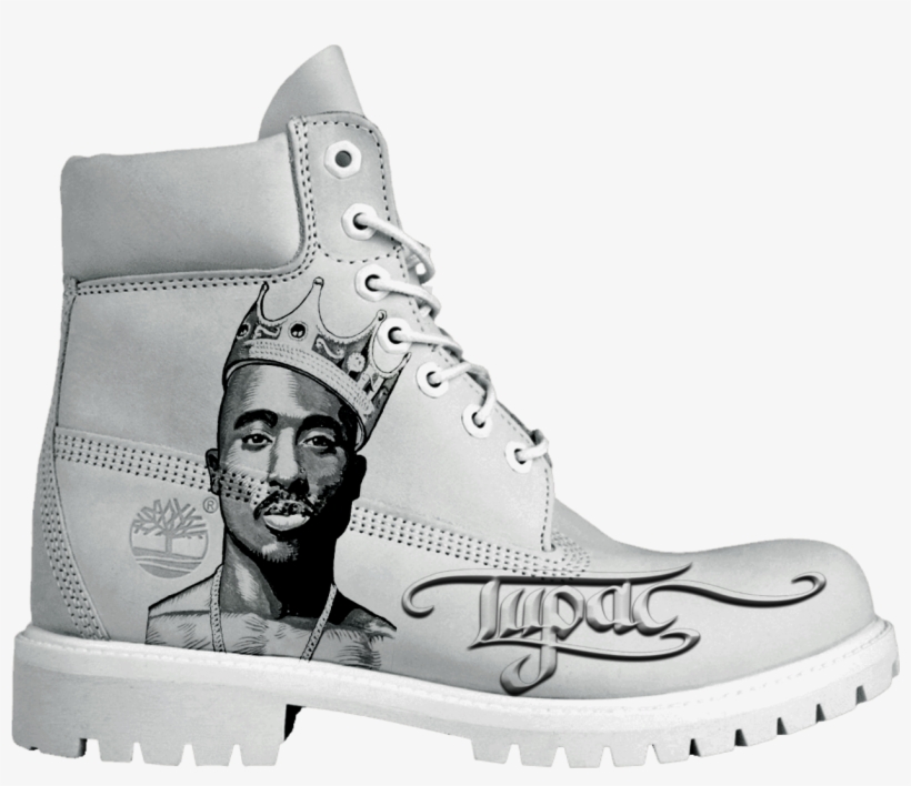 Fashion Fanart Tupac Timberland Boot Freetoedit - Fashion, transparent png #3260112
