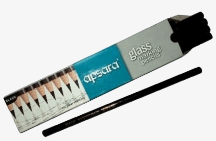 Apsara Glass Marking Black Pencil Box - Apsara Absolute Extra Dark Pencils, transparent png #3260483