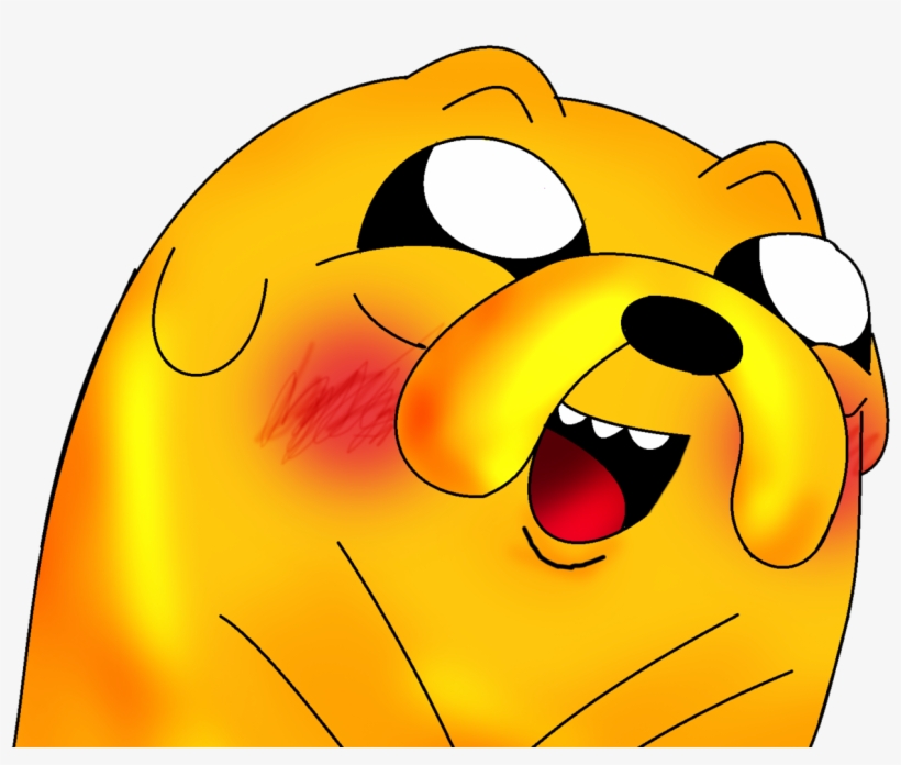 Aww - - Jake Blushing, transparent png #3261026