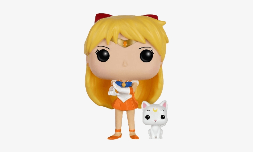 Sailor Venus With Artemis - Sailor Venus Pop, transparent png #3261123