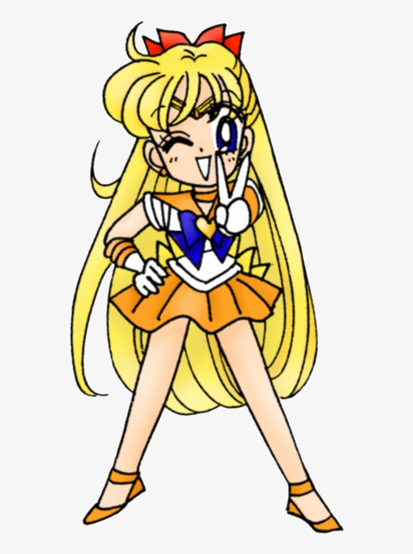 Transparent Sailor Venus Scan By Miss Dream - Sailor Venus, transparent png #3261149