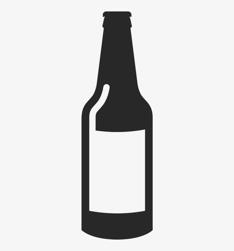 Blank Beer Bottle Rubber Stamp - Blank Beer Bottle Outline, transparent png #3261377