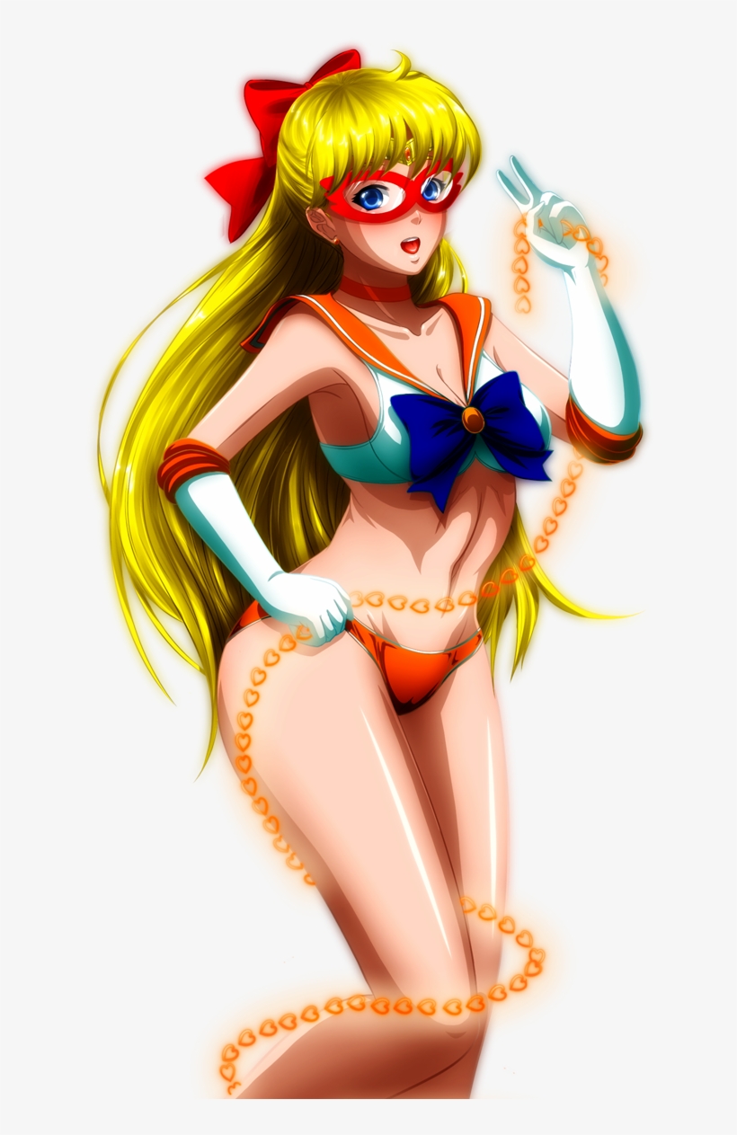 Aino Minako And Sailor Venus Drawn By Grimbyslayer - 세일러 문 검은 개, transparent png #3261385