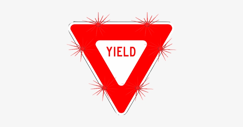 R1-2d - Yield Sign, transparent png #3261647
