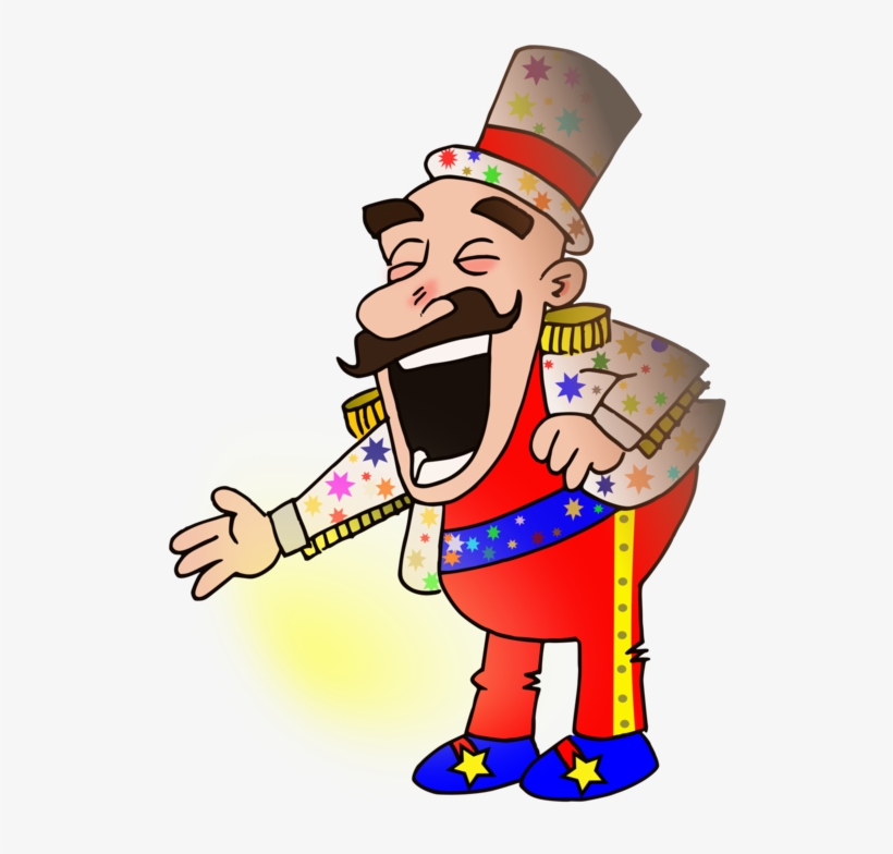 Circus Clown Ringmaster Entertainment Chef - Circus Man Png, transparent png #3262533