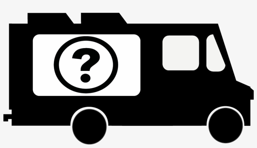 Advice For Starting A Food Cart - Food Truck Black And White, transparent png #3262638