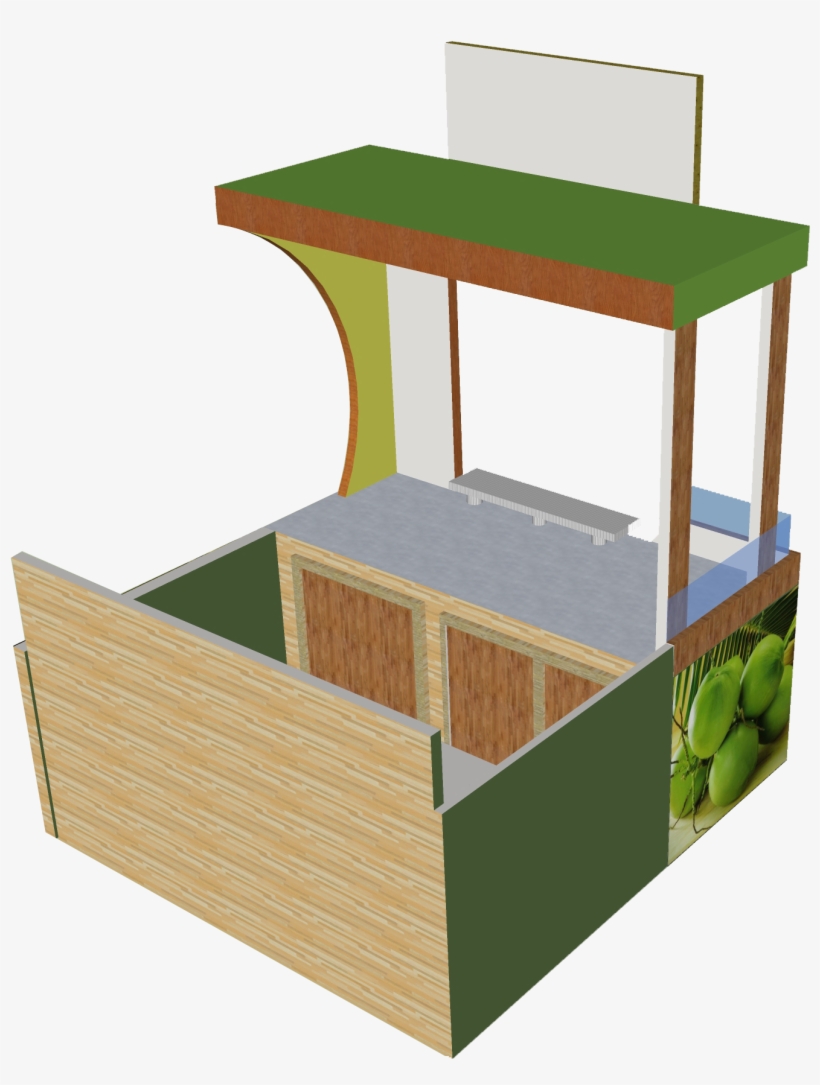 Back - Food Cart Design, transparent png #3262706