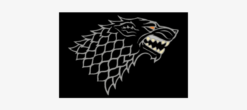 Zaprojektuj Podobną Koszulkę Zgłoś Naruszenie Nadruk - Direwolf Game Of Thrones Logo, transparent png #3262723