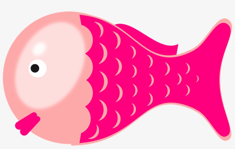 Marine Fish Clipart Face - Fish Pink Clipart, transparent png #3262728