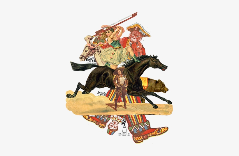 Filmography - “ - Vintage Horse & Rider Shower Curtain, transparent png #3262892