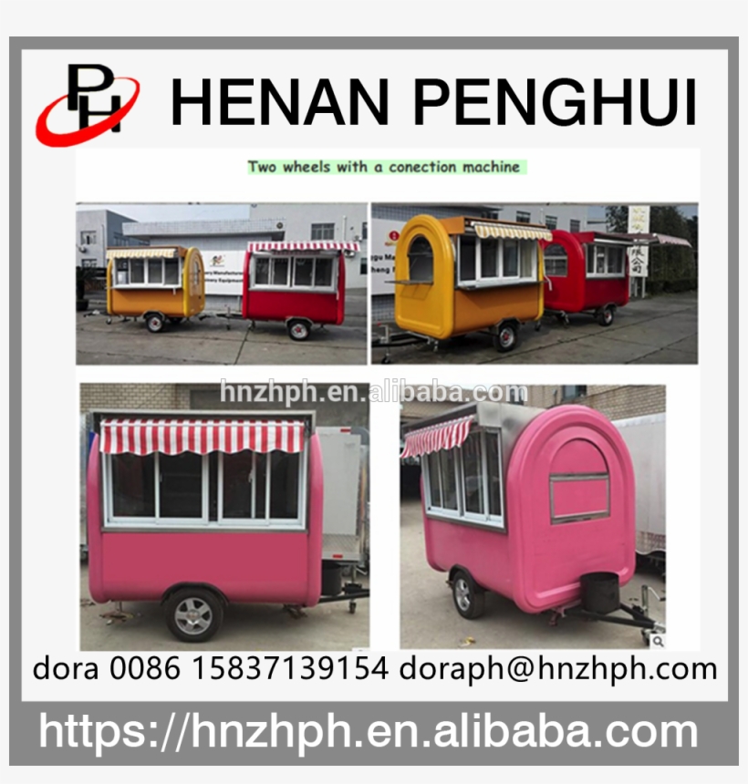 China Mobile Bakery Food Truck Cart Trailer - School Bus, transparent png #3262959