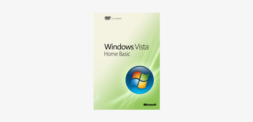 Microsoft Windows Vista Home Basic - 1 Pc, transparent png #3262960